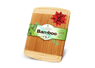 Non conception unique moderne de bloc en bois de bâton de couleur en bambou du hachoir 2