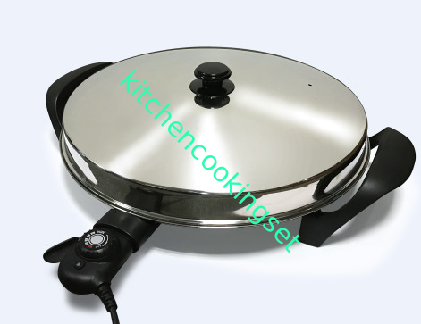 gril électrique de ménage de 40cm avec le plat sûr de fonte d'aluminium de lave-vaisselle