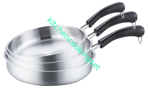 L'acier inoxydable de conception de Fashional font sauter la casserole, poêle adaptée aux besoins du client d'acier inoxydable