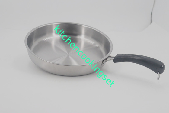 L'acier inoxydable de conception de Fashional font sauter la casserole, poêle adaptée aux besoins du client d'acier inoxydable